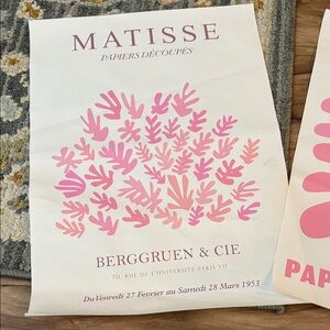 Matisse Art Print with Pink Design